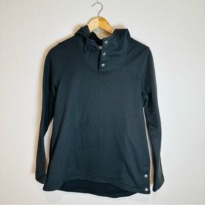 The North Face Women’s Gray Pullover Hoodie with Button Accents Size Medium